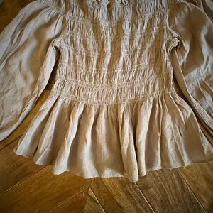 Elegant Cocoa Colored Smocked Women's Top
By Paper Moon